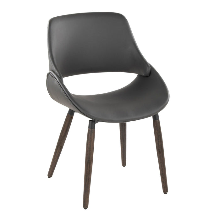 Fabrizzi - Accent / Dining Chair (Set of 2) - Dark Walnut Wood