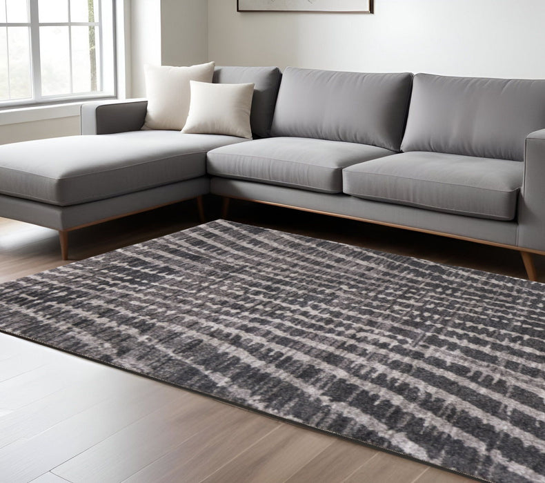 12' X 15' Abstract Area Rug - Black