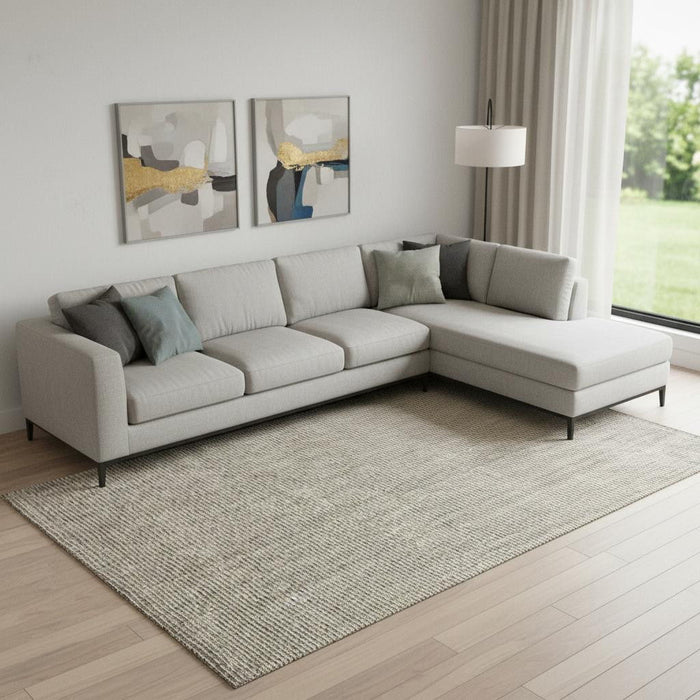 9' X 12' Jute Handmade Area Rug (684879) - Gray