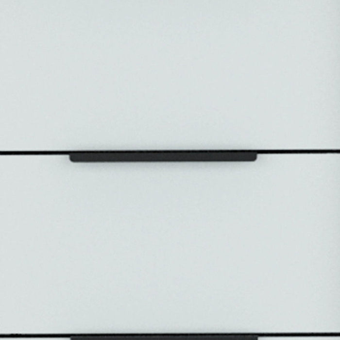 Five Drawer Chest - Brown / White