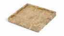 Meridian Furniture Chambers genuine marble tray with sleek rectangular design, ideal for serving or decorative display.