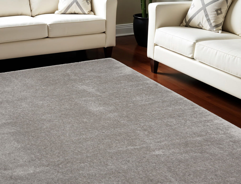 7' X 9' Transitional Shag Area Rug - Gray
