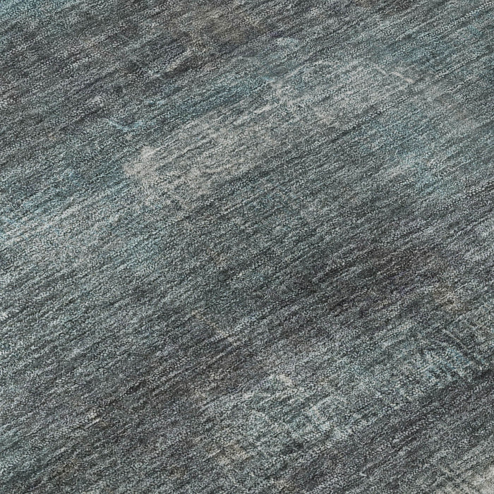 10' X 14' Abstract Washable Area Rug With UV Protection (718430) - Blue / Ivory