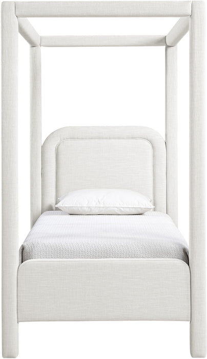 Salina - Linen Textured Fabric Upholstered Bed
