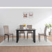 Set of four Giga velvet dining chairs with plush upholstery and sleek wooden legs, perfect for modern dining room decor.