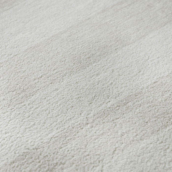 10' X 14' Striped Washable Area Rug With UV Protection (647602) - Ivory / Gray