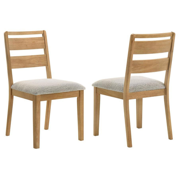 Duncan - Ladder Back Dining Side Chair (Set of 2) - Washed Oak