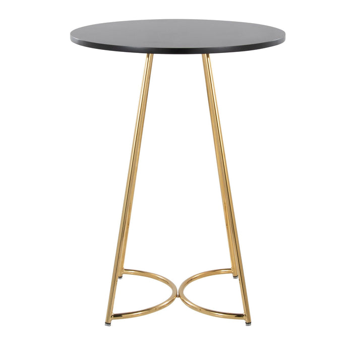 Cece - Counter Table - Gold Metal