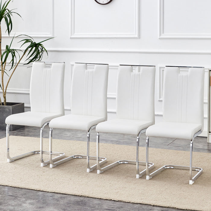 Bow Shaped Chairs, Ergonomic Design, Non Slip Base