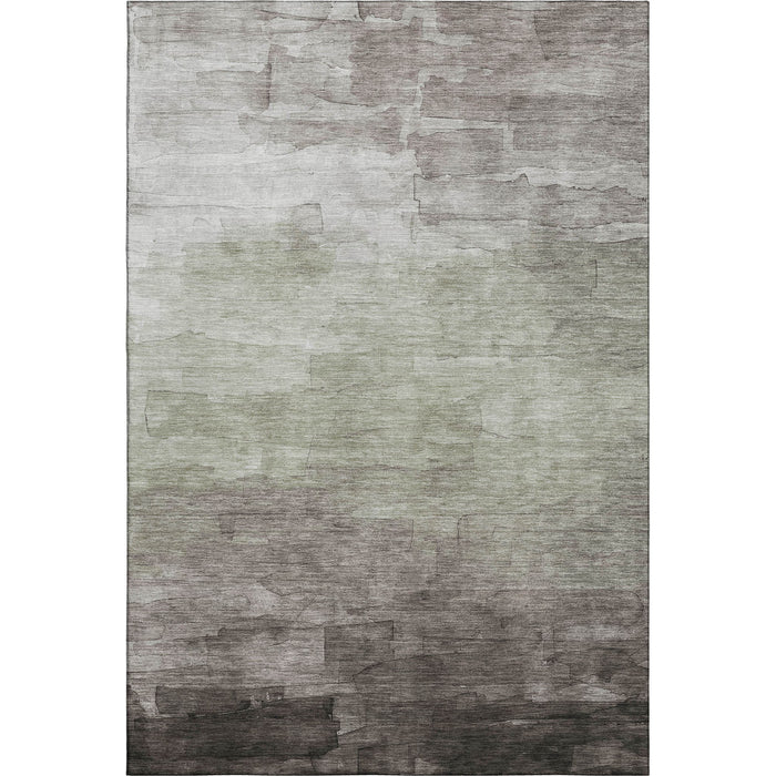 10' X 14' Striped Washable Area Rug With UV Protection (693894) - Taupe / Beige