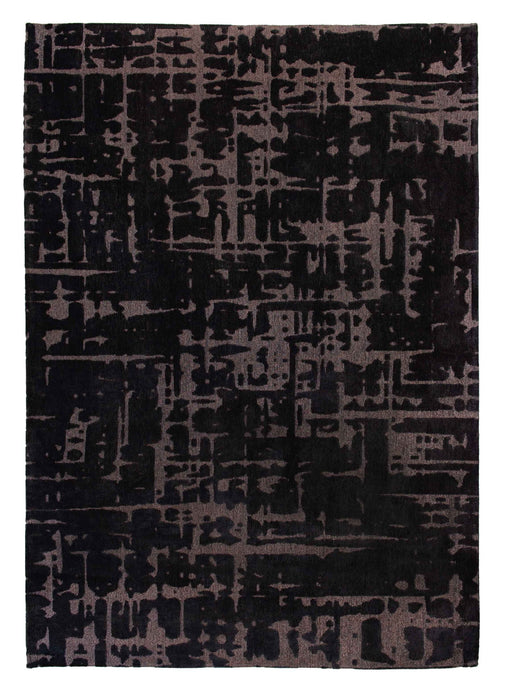 9' X 13' Abstract Washable Area Rug (548686) - Black / Gray