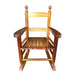 Giga children's rocking chair for indoor or outdoor use, durable wooden rocker for kids with a smooth, curved design.