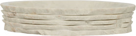 Marble bowl from Meridian Furniture's Caesar collection, genuine marble with smooth, polished surface for serving or display.