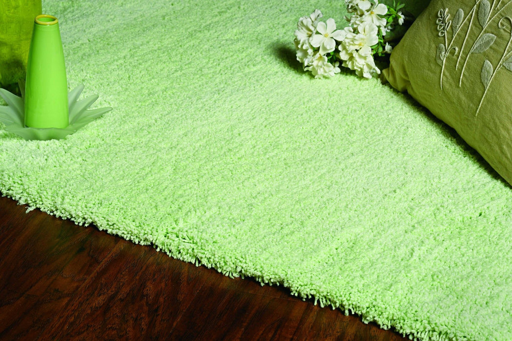 8' x 11' Shag Area Rug - Bright Green