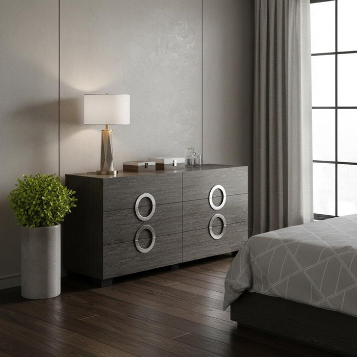 High Gloss Dresser - Refined Gray