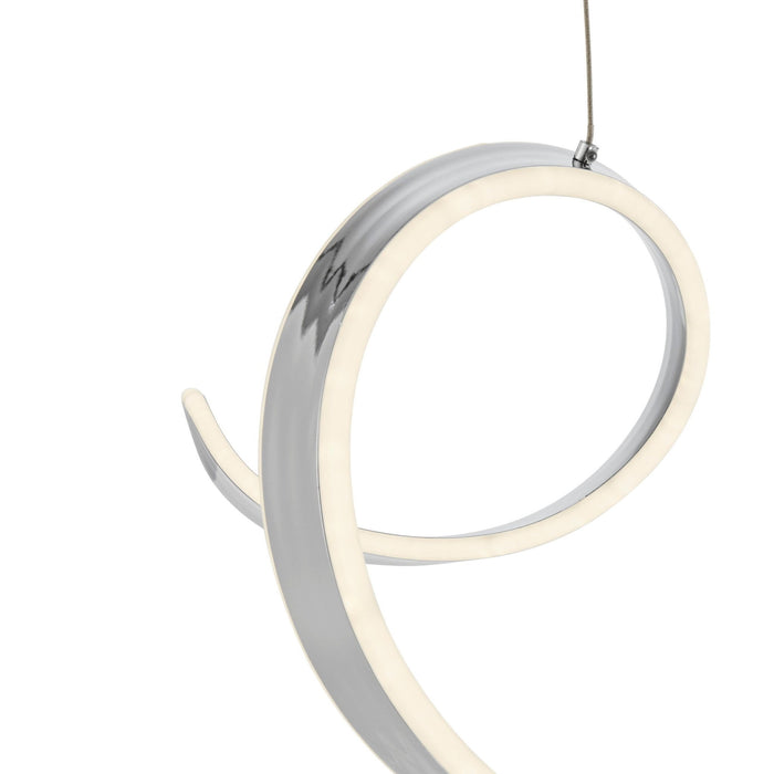 LED Dimmable Chandelier - Silver