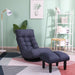Giga adjustable Japanese reclining floor chair sofa with metal frame, featuring a cushioned seat and backrest for living room comfort.