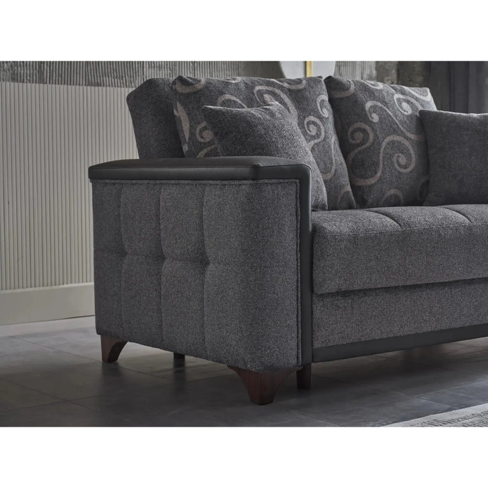 Bellona Charlotte Living Room Set - Anthracite