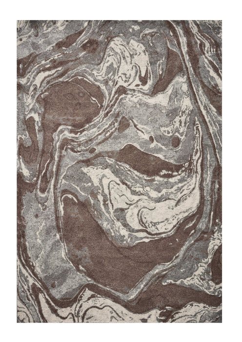 9' x 13' Polypropylene Area Rug - Mocha