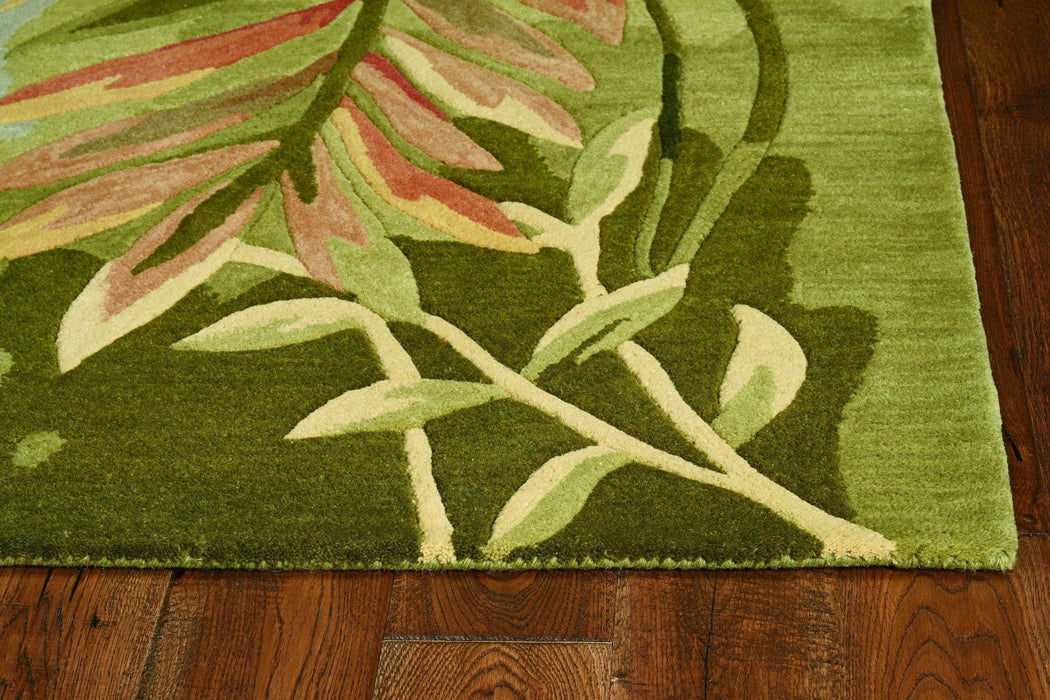 5' x 8' Wool Rug - Multicol Or Area