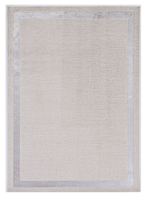 7.8' x 10.8' Area Rug - Gray And Ivory