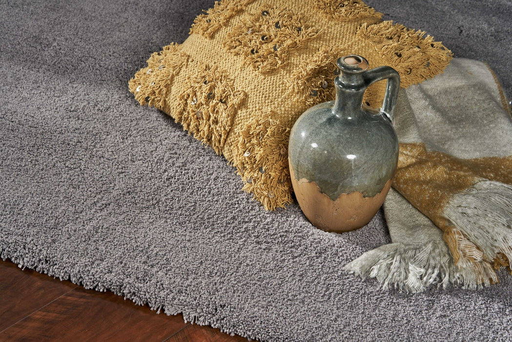 8' x 10' Indoor Shag Rug - Gray