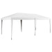 Giga Outsunny 10' x 19.2' pop-up canopy tent with sturdy frame, outdoor sun shade shelter, shown in backyard setting with carry bag