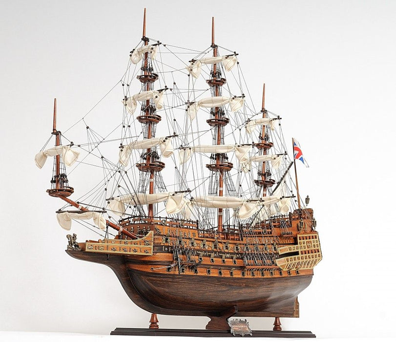 Hand Painted Boat (401925) - Brown