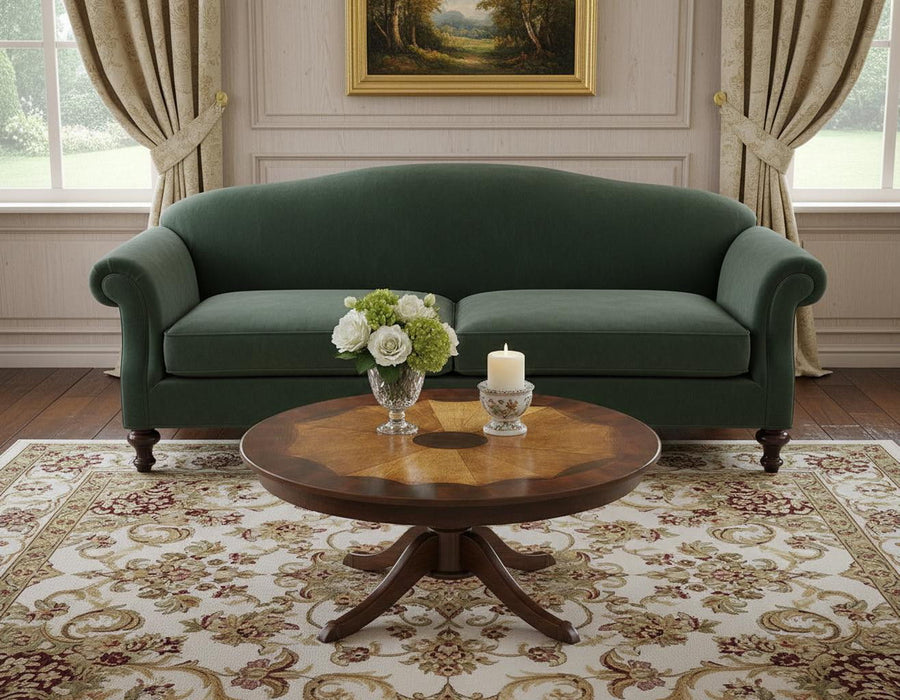 Traditional Oval Accent Table - Cherry