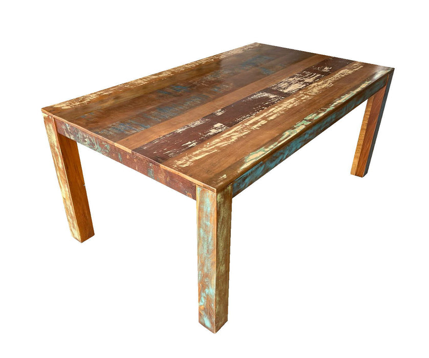 72" Solid Wood Dining Table - Brown