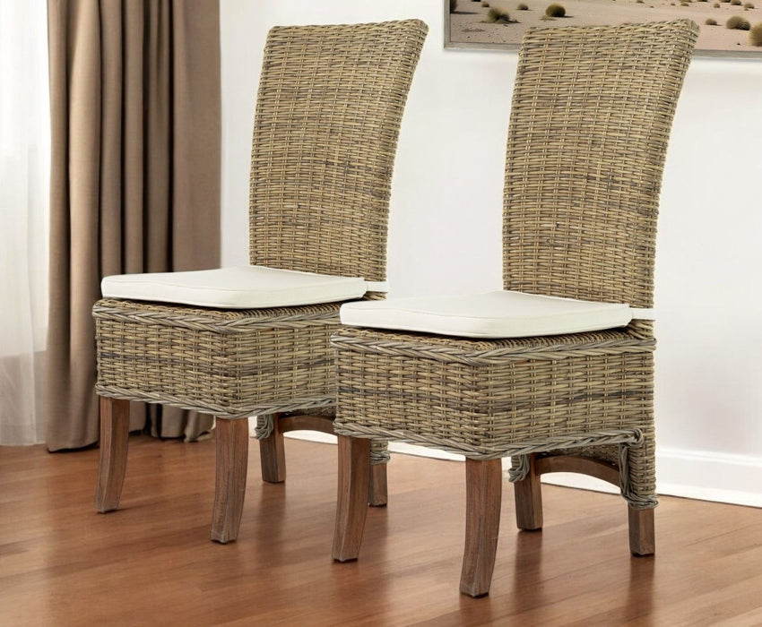 Dining Parsons Chairs (Set of 2) - Brown
