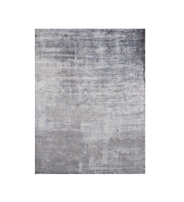 9' x 12' Abstract Hand Loomed Area Rug - Gray