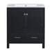 Giga bathroom vanity with single undermount sink, solid wood frame, two doors, a drawer, soft closing, and multifunctional storage