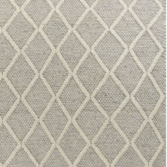 5' x 7' Wool Area Rug - Gray