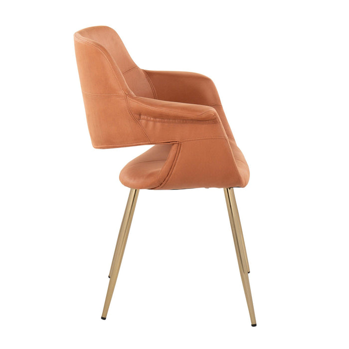 Vintage Flair - Chair (Set of 2) - Gold Legs