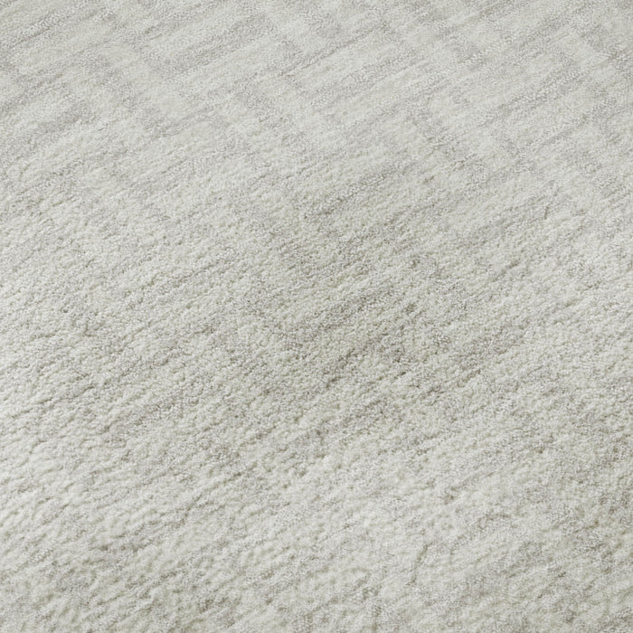 10' X 14' Geometric Washable Area Rug With UV Protection (672422) - Ivory / Beige