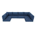 Giga outdoor deep seat cushion set for patio furniture sectionals, includes back and seat cushions with vibrant fabric.