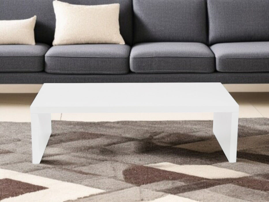 47" Coffee Table - White