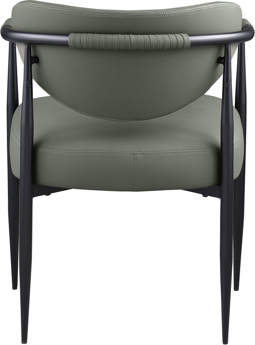 Virella - faux Leather Upholstered Dining Chair (Set of 2) - Black Base