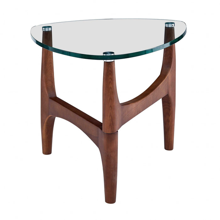 Tempered Glass End Table - Clear