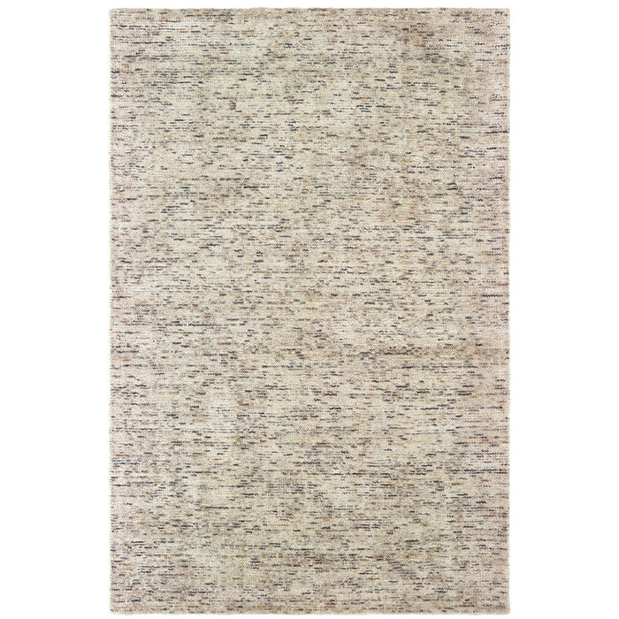 6' X 9' Hand Tufted Area Rug - Ivory And Sand