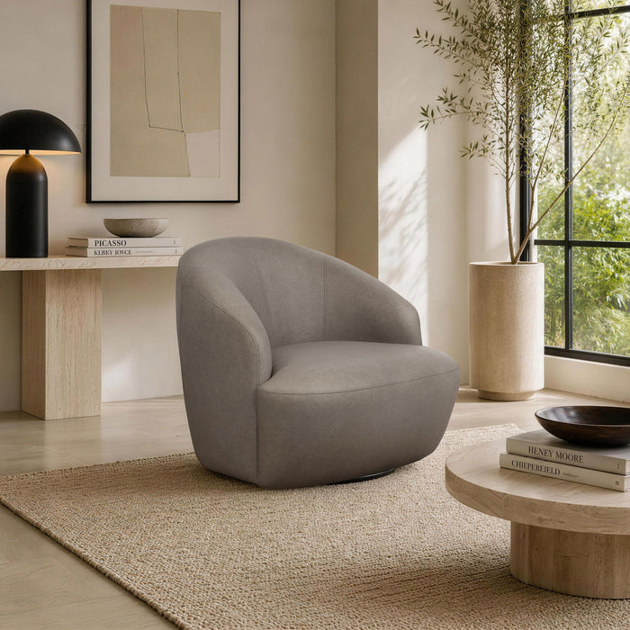 Manhattan Lukas - Upholstered Swivel Accent Chair