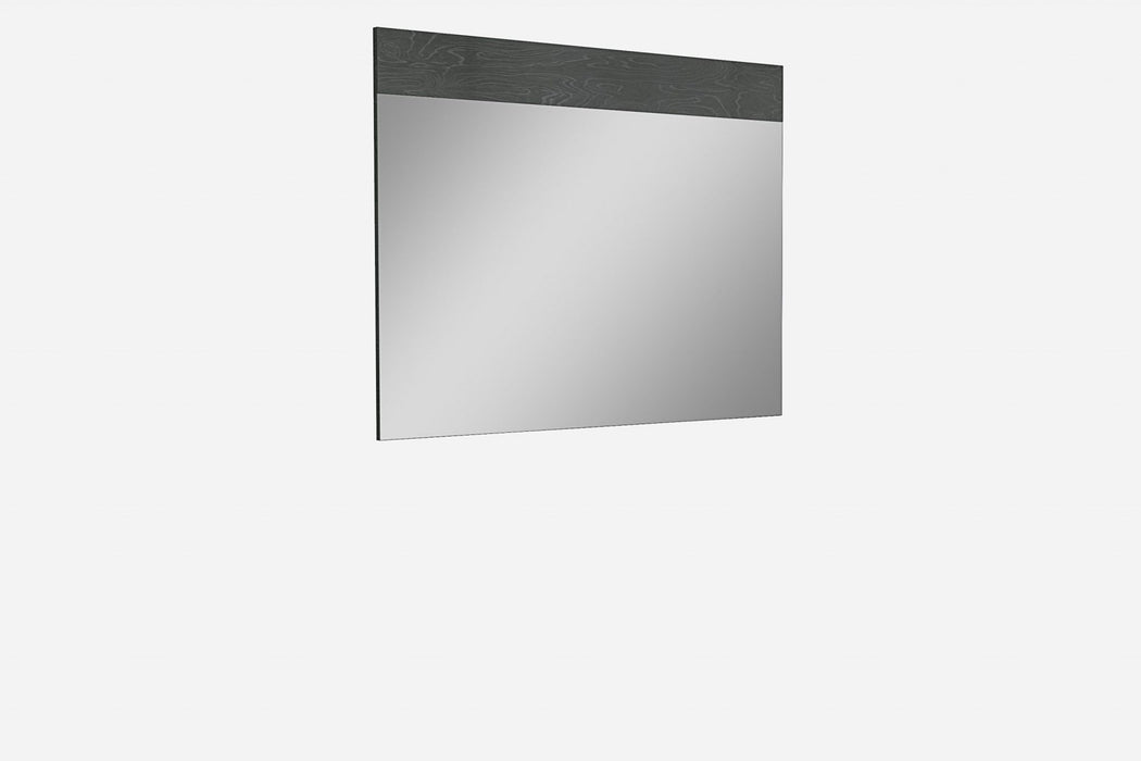 48" Framed Accent Mirror - Gray
