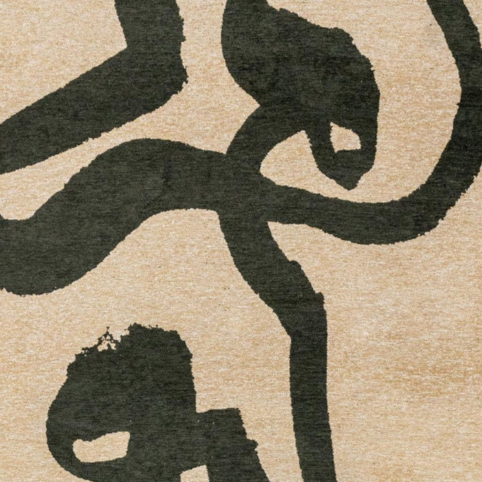 9' X 13' Abstract Washable Area Rug With UV Protection (610012) - Beige / Green
