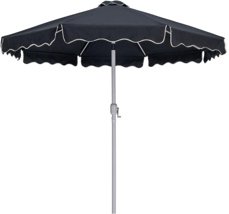 Amalfi - Patio Umbrella - Black Base / White Pole
