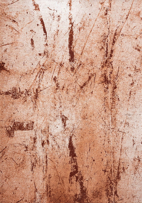 9' X 13' Abstract Washable Area Rug With UV Protection (609958) - Orange / Brown / White