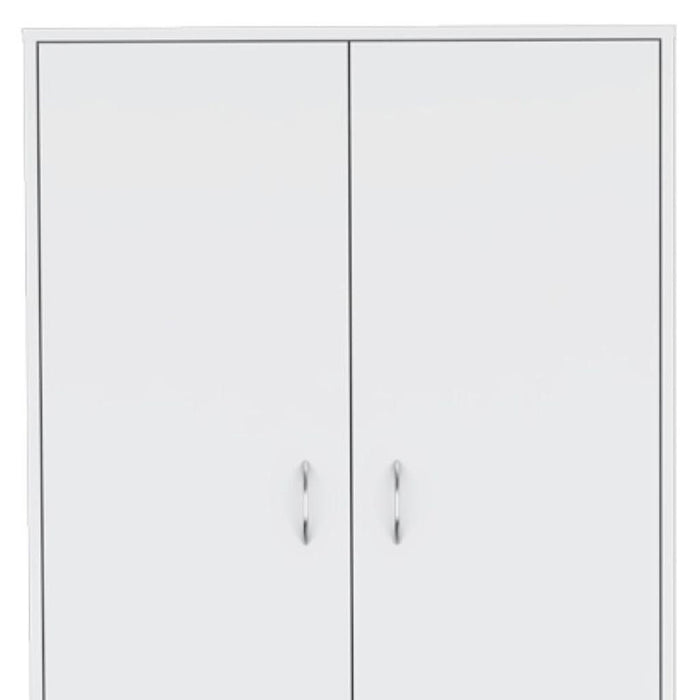 Wood Corner Accent Chest (732031) - White