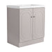 Contemporary Giga freestanding bathroom vanity with resin sink and soft-close cabinet doors, modern and stylish bathroom furniture