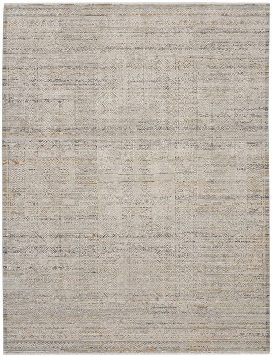 10' X 14' Southwestern Area Rug (546446) - Beige / Ivory