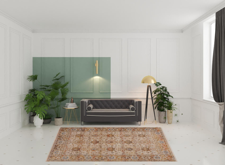 8' x 10' Oriental Area Rug - Ivory